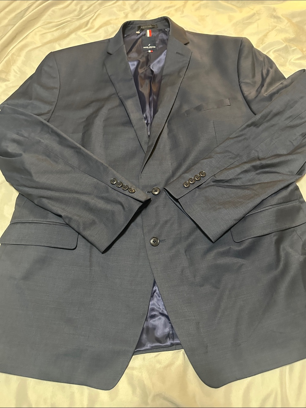 Daniel Hechter Navy Blue Two-Button Sport Coat